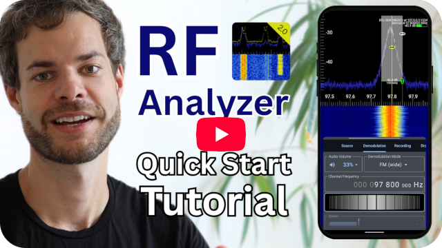 Quick Start - RF Analyzer 2.0 User Manual